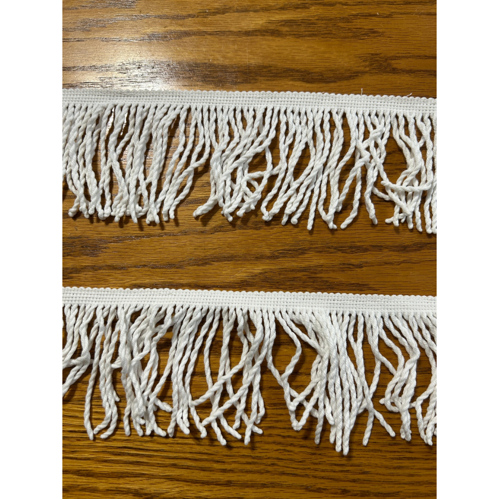 Unbranded Trim White‎ Fringe From Chenille Bedspread- Sewing, Crafting, PreOwned